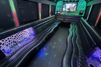 Gresham Limo Bus Interior