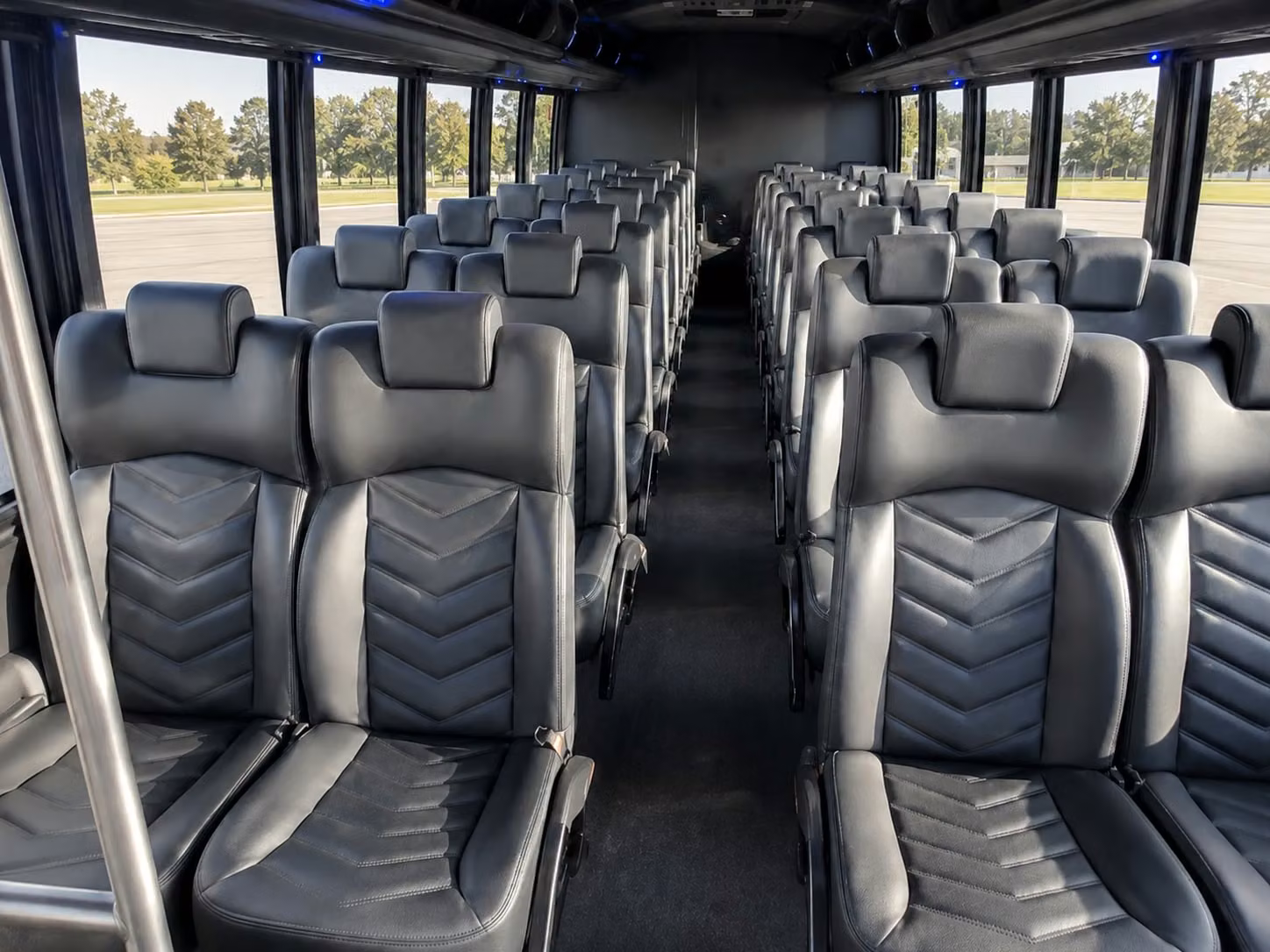 18 passenger minibus interior