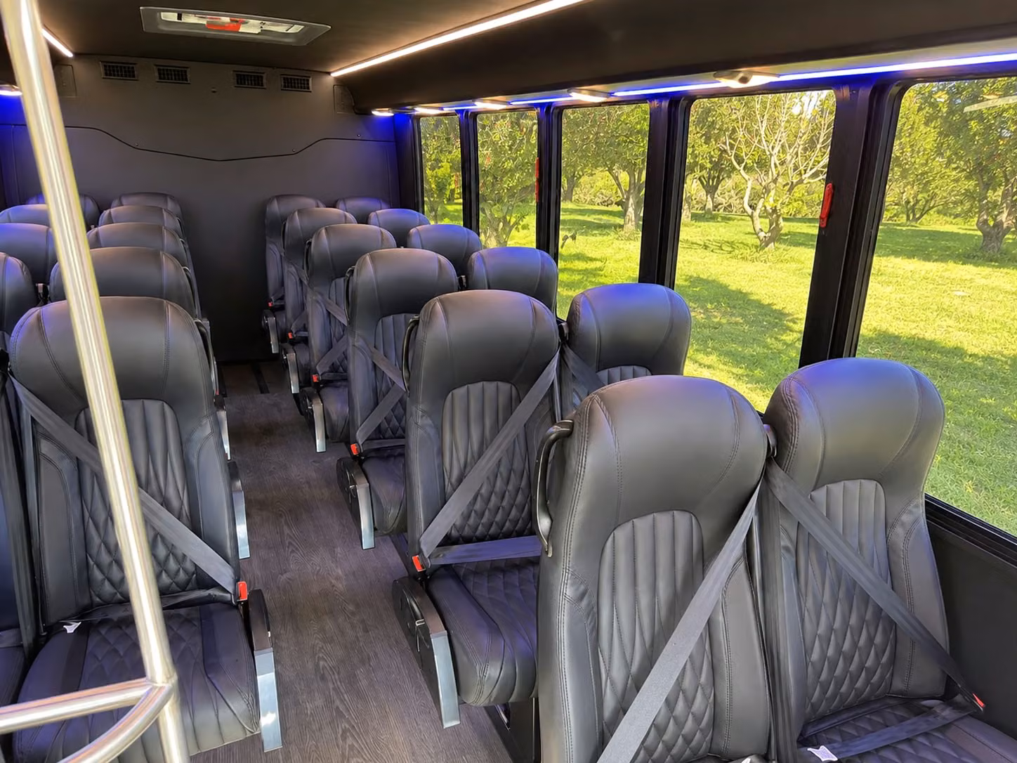 20 passenger minibus inside