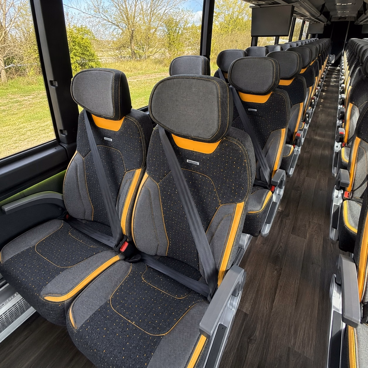 gresham charter bus interior